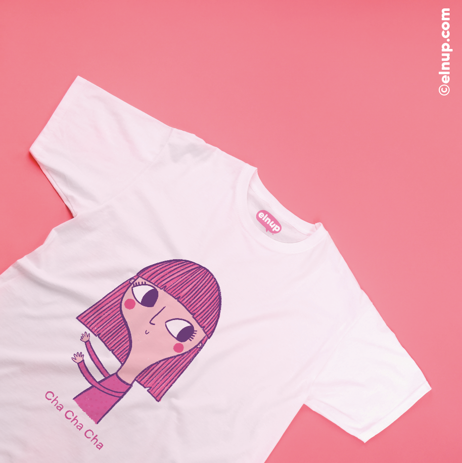 Relatable Graphic T-Shirt – Cha Cha Cha | Playful Character Tee