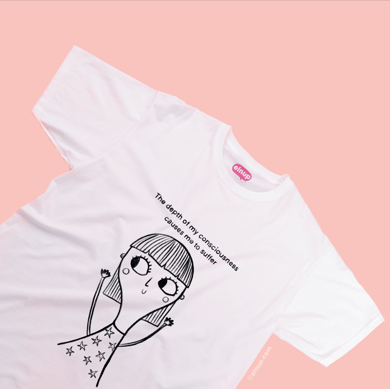 Overthinker T-Shirt – The Depth of My Consciousness Causes Me to Suffer | Relatable Anxiety Tee