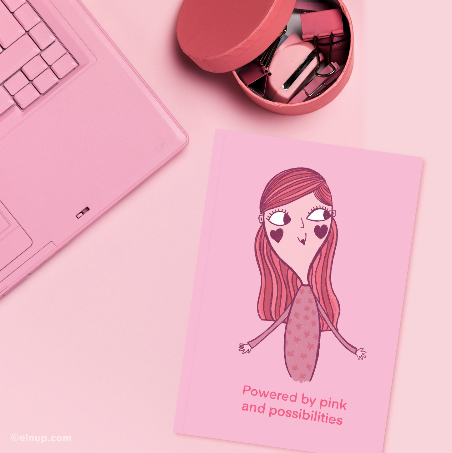 Pink and Possibilities Notebook – Cute Motivational Journal for Women & Dreamers (330 Pages)