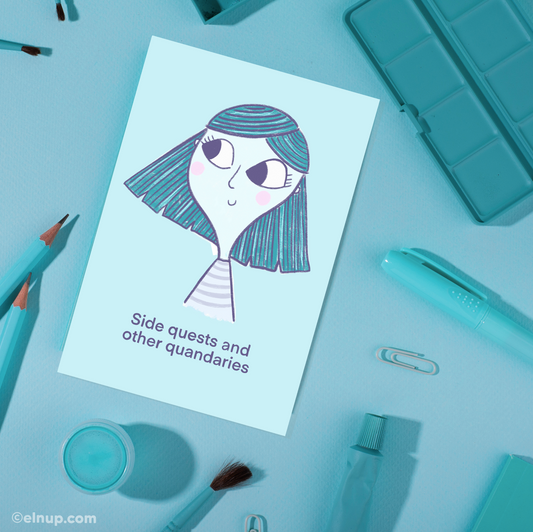 Side Quests Notebook – Thoughtful Journal for Life’s Chaos & Big Questions (330 Pages)