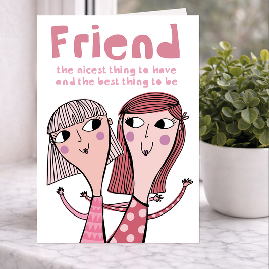 Friendship Card for Friend – Cute & Meaningful Friend Card