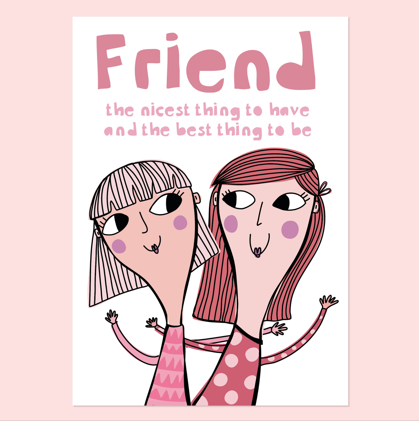 Friendship Card for Friend – Cute & Meaningful Friend Card