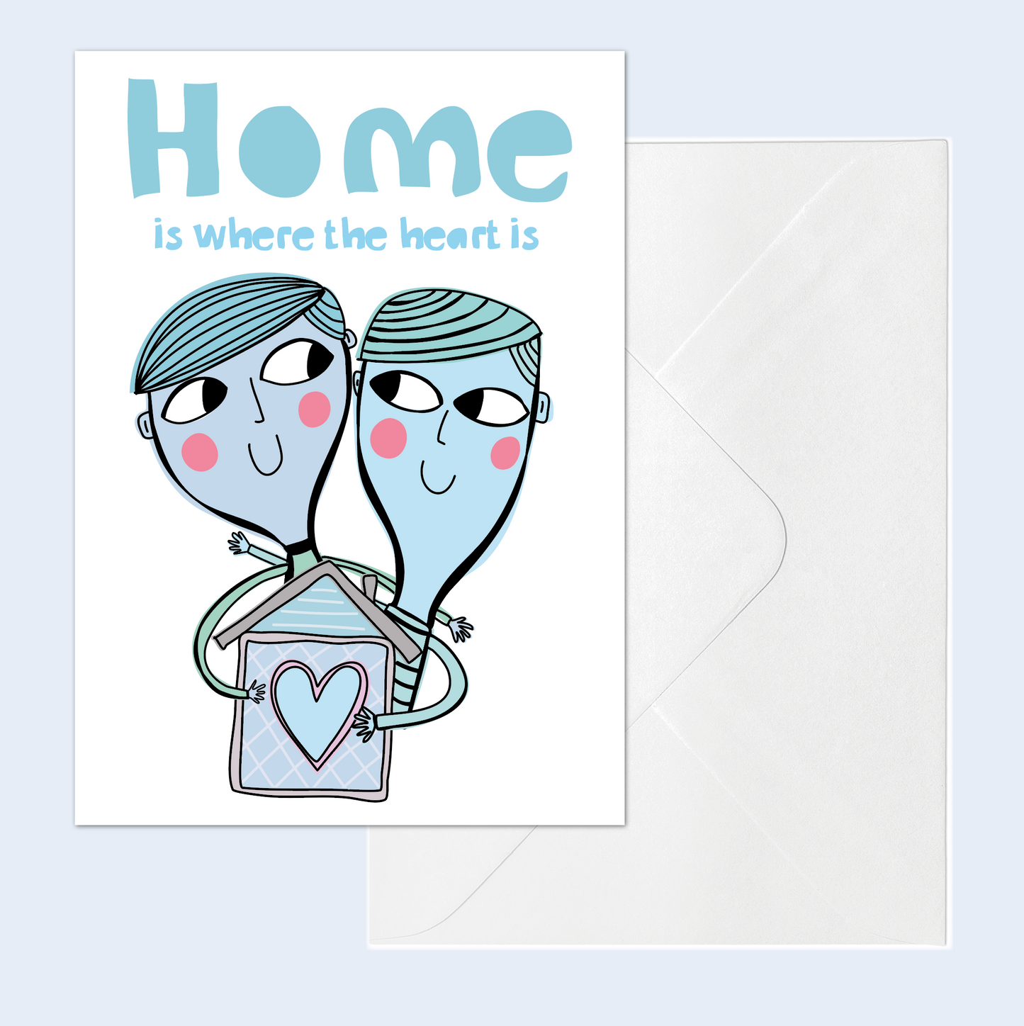 New Home Card – Home Is Where the Heart Is | Housewarming Card